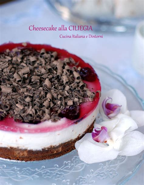 Cheesecake Alla CILIEGIA E Chips Di CIOCCOLATO