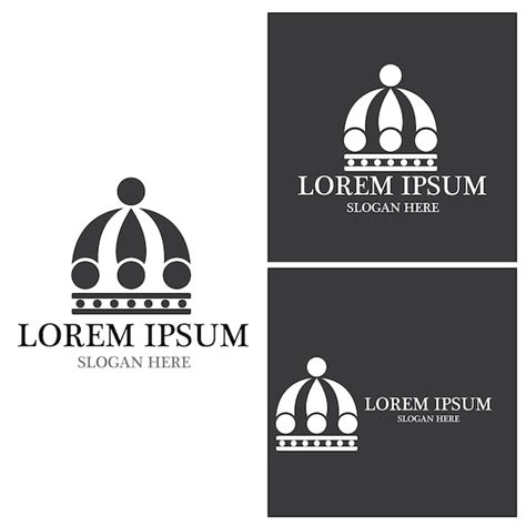 Premium Vector Crown Logo Template Vector Icon