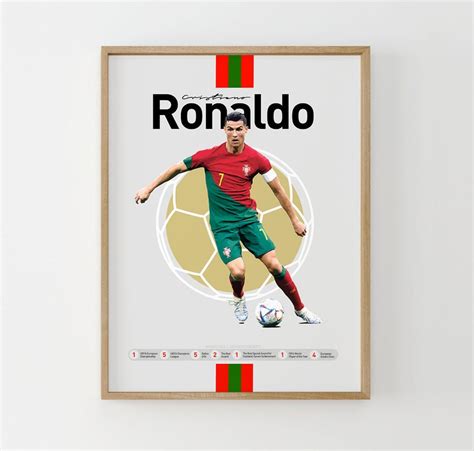 Messi Ronaldo Neymar Mbappé Posters Bundle Messi Print Cr7 Print Mbappé Print Neymar Print