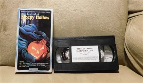 1980 THE LEGEND Of Sleepy Hollow VHS Tape Jeff Goldblum Dick Butkus Meg