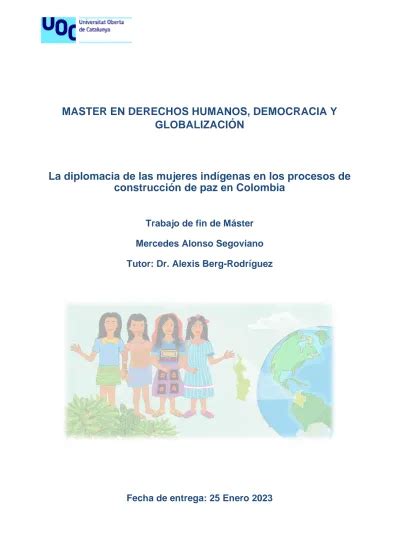 Conclusiones La Diplomacia De Las Mujeres Ind Genas En Los Procesos