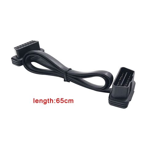 Buy Obd2 Extension Cable 16 Pin Obd Ii Diagnostic Cable Connector 16pin Male To Female Obd2