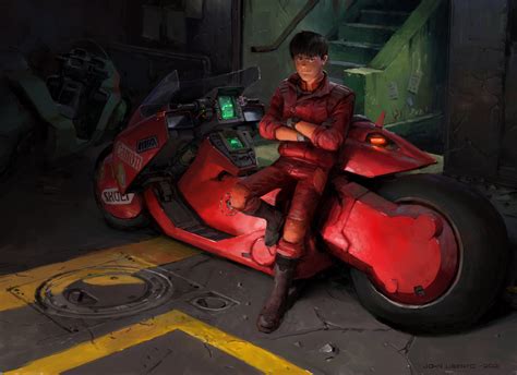 Papel De Parede Anime Akira Kaneda Arte Digital Obra De Arte