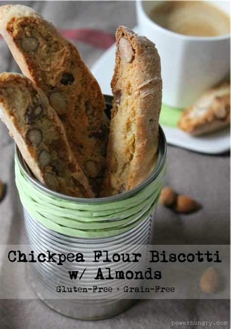 Vegan Chickpea Flour Biscotti {grain Free Gluten Free} Power Hungry Recipe Food Chickpea