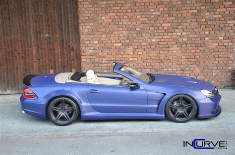 Incurve Wheels IC S5 Matte Black On Mercedes Benz SL550