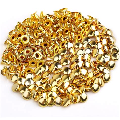 Rapid Studs Metal Rivets Mushroom Round Dome Spikes For Clothing