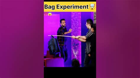 School Bag Practical Experiment 🤯😱by Ashu Ghai Sandeepmaheshwari