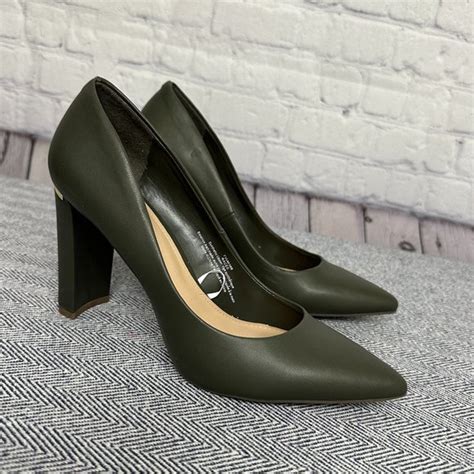 Marc New York Shoes Marc New York Olive Green Racee Leather Block