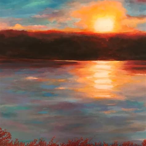 Dusk Painting - Etsy