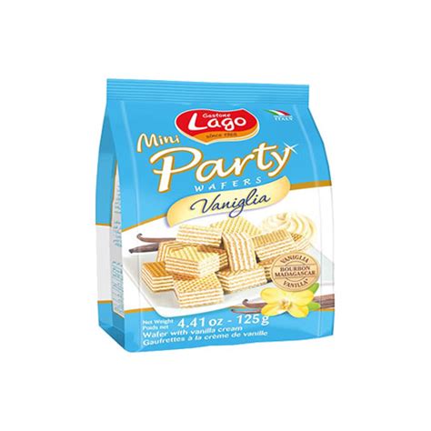 MaxMart Online Lago Mini Party Vanilla Wafers 125g