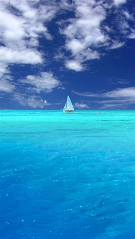 Wonderful Blue Ocean iPhone Wallpapers Free Download