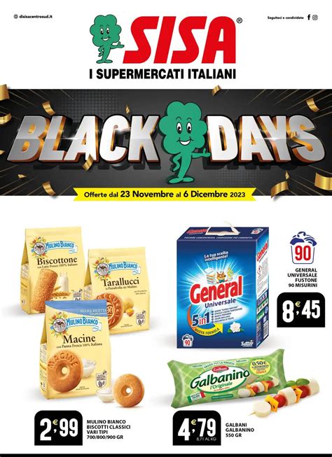 Volantino Sisa Black Days Dal 23 11 Al 6 12 2023