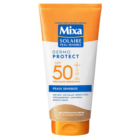 Protection Solaire Peaux Sensibles Spf50 Dermo Protect MIXA Le Tube