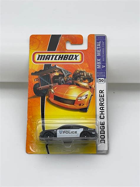 Matchbox Dodge Charger Police Hot Box Cars