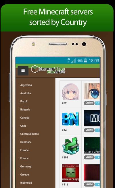 Free servers for Minecraft APK for Android Download