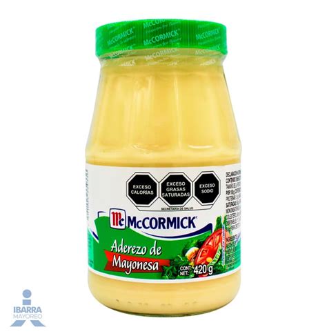 Mayonesa Aderezo Mccormick 420 G Ibarra Mayoreo