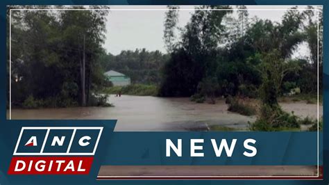 Parts Of Bicol Region Flooded Due To Amang Anc Youtube