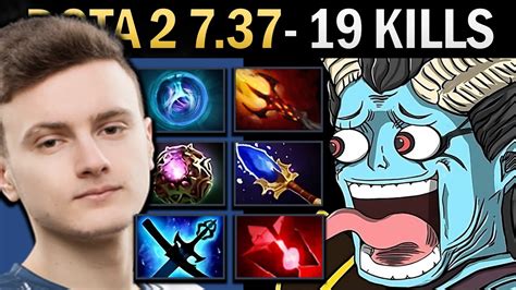 Queen Of Pain Gameplay Miracle With Kills And Dagon Dota