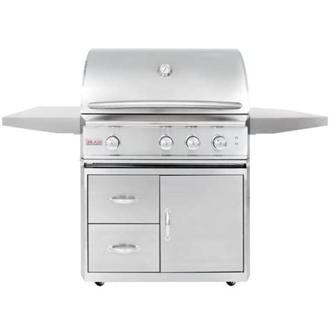 Blaze Professional Lux 34 3 Burner Freestanding Gas Grill With Rear