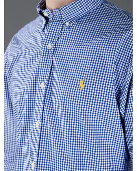 Long Sleeve Polo Checkered