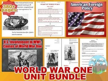 World War Unit Bundle U S History World History World History