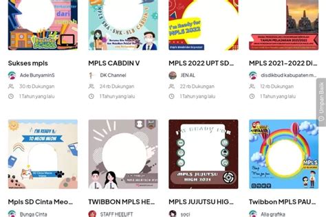 10 Link Twibbon Gratis Mpls 2022 Untuk Semua Jenjang Desain Menarik