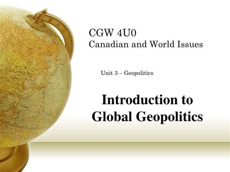 Ppt Cgw 4u0 Canadian And World Issues Powerpoint Presentation Free Download Id 2166368