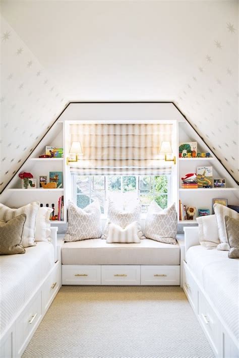 Sloped Ceiling Built Ins Contemporary Boys Room Cardea Building Co