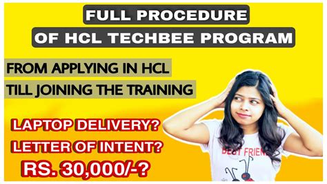 FULL PROCEDURE FROM APPLYING IN HCL TECHBEE PROGRAM TILL JOINING