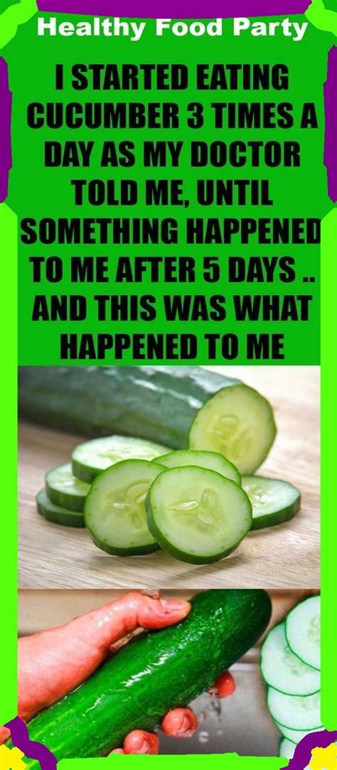 After You Read This You Are Going To Eat Cucumber Every Day Healthy