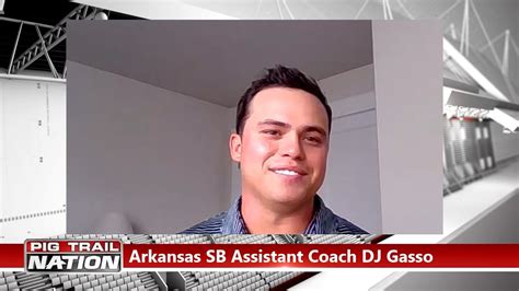 Getting To Know Arkansas Softball Assistant Dj Gasso Youtube