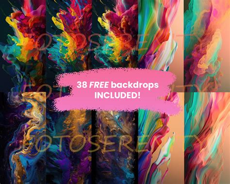 62 Deluxe Bundle Digital Backdrops In This Set Of 5 Bundles Maternity