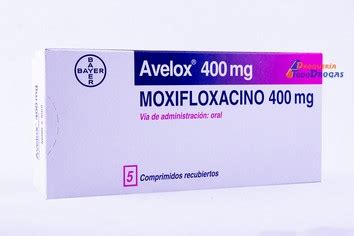 Avelox 400 Mg Caja Con 5 Comprimidos Recubiertos Farma Chex