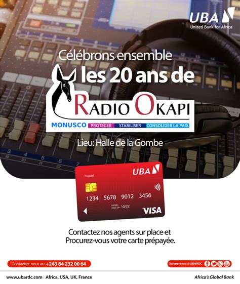 20 Ans Radio Okapi Uba Rdc Et La Fréquence De La Paix Au Service Des