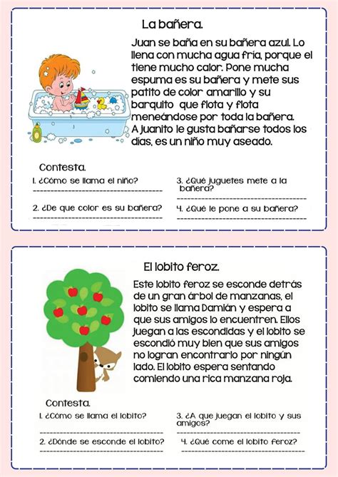 LECTURAS CORTAS PARA NIÑOS LISTOS Materiales Educativos Lecturas