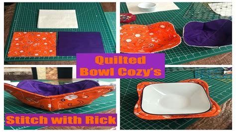 Beginner Quilting Project Easy Bowl Cozy Youtube