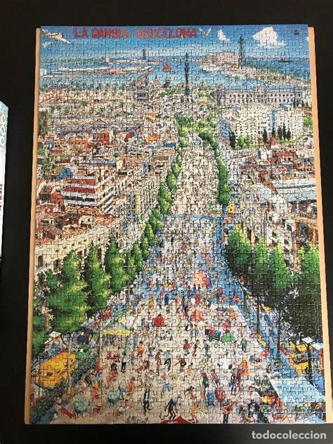 Barcelona La Rambla Diset 1000 Piezas Mon Comprar Puzzles