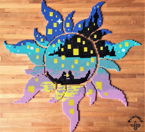 Tangled Image Out Of Perler Beads Wytenteguj Diy With Children In