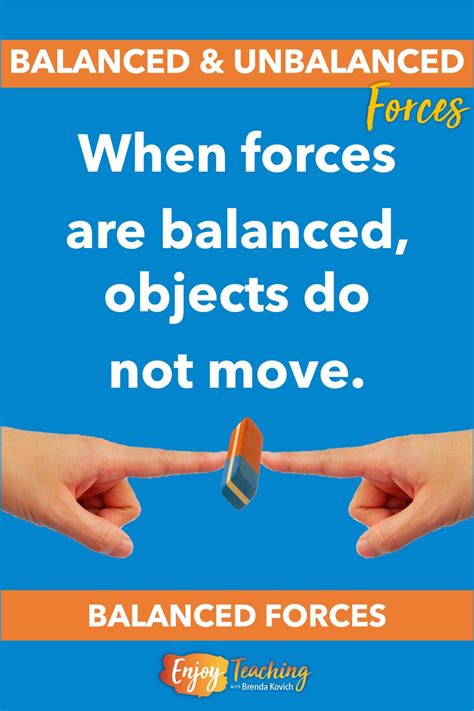 How to Teach Balanced and Unbalanced Forces Experiments