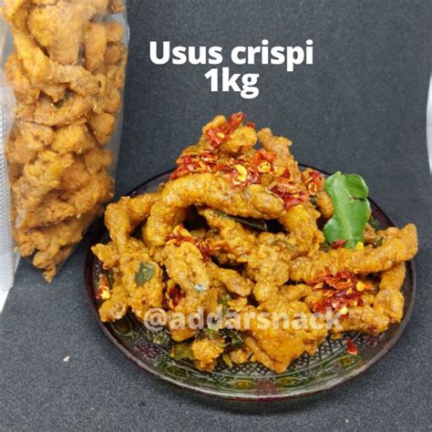 Jual Usus Crispi Pedas Daun Jeruk 1kg Shopee Indonesia