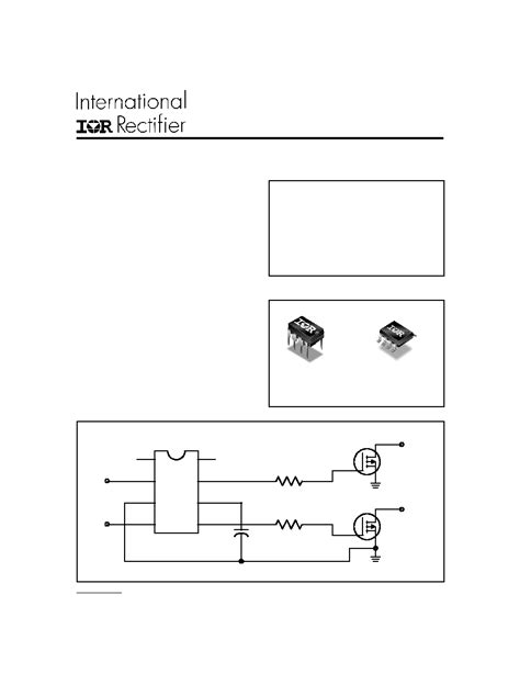 IRS4427 Datasheet 1 19 Pages IRF DUAL LOW SIDE DRIVER