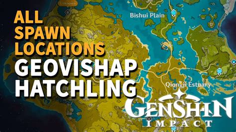 Geovishap Hatchling Genshin Impact All Locations Youtube