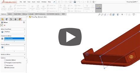 Working with the SOLIDWORKS Mirror Feature - TriMech Store