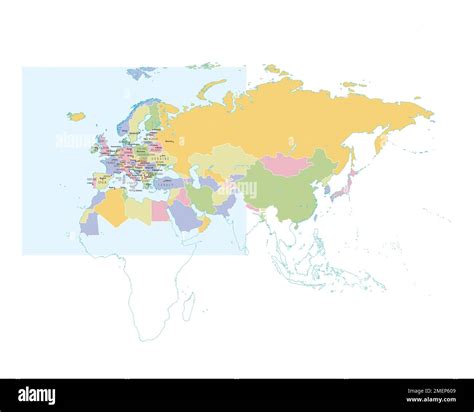 Political map of Europe Stock Photo - Alamy