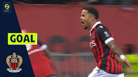 Goal Justin Kluivert Ogcn Ogc Nice Rc Lens Youtube