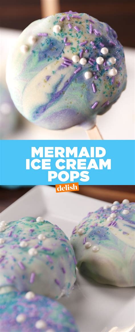 Making Mermaid Ice Cream Pops Video How To Mermaid Ice Cream Pops Video