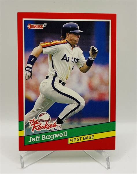 Donruss The Rookies Jeff Bagwell Rookie Rc Card Houston Astros