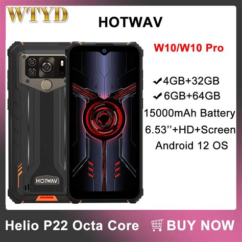 Hotwav W Pro Rugged Phone Gb Gb Hotwav W Gb Gb Mah