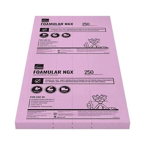 2 12 X 4 X 8 Foamular® Ngx™ 250 Scored Square Edge Sse Extruded