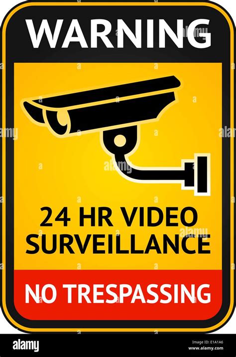 Cctv Warning Sticker Hi Res Stock Photography And Images Alamy